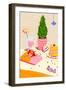 Holiday Table-Gigi Rosado-Framed Photographic Print