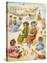 Holiday Time-Louis Wain-Stretched Canvas