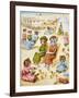 Holiday Time-Louis Wain-Framed Giclee Print