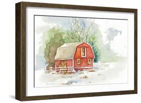 Holiday Town II-Lanie Loreth-Framed Art Print