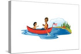 Holiday Tradition-Fourth of July - Jack & Jill-null-Stretched Canvas