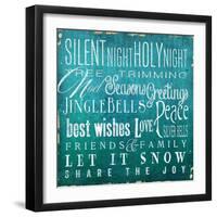 Holiday Type I-Elizabeth Medley-Framed Premium Giclee Print