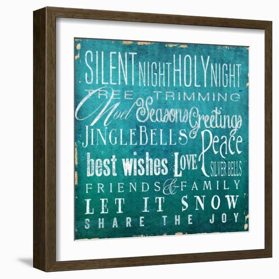 Holiday Type I-Elizabeth Medley-Framed Premium Giclee Print