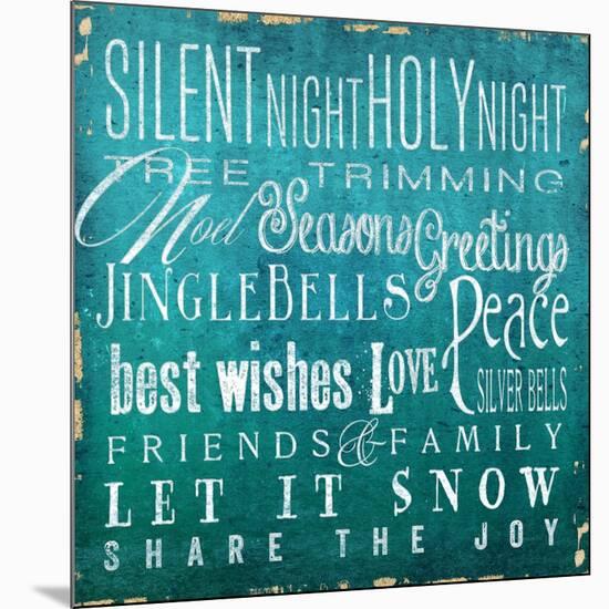 Holiday Type I-Elizabeth Medley-Mounted Art Print