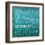 Holiday Type I-Elizabeth Medley-Framed Art Print