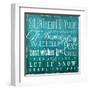 Holiday Type I-Elizabeth Medley-Framed Art Print