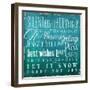 Holiday Type I-Elizabeth Medley-Framed Art Print