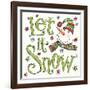 Holiday Whimsy VII-Anne Tavoletti-Framed Art Print