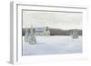 Holiday Winter Barn-James Wiens-Framed Art Print