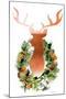 Holiday Wreath With Deer-Lanie Loreth-Mounted Art Print