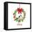 Holiday Wreath-Farida Zaman-Framed Stretched Canvas