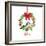 Holiday Wreath-Farida Zaman-Framed Art Print