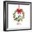 Holiday Wreath-Farida Zaman-Framed Art Print