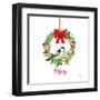 Holiday Wreath-Farida Zaman-Framed Art Print