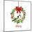 Holiday Wreath-Farida Zaman-Mounted Art Print