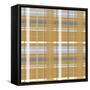 Holiday Yellow Plaid-Joanne Paynter Design-Framed Stretched Canvas