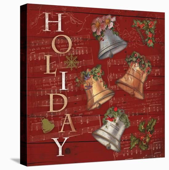 Holiday-Jace Grey-Stretched Canvas