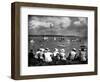 Holidaymakers Watching the Brixham Regatta, 1936-null-Framed Art Print