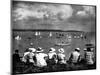 Holidaymakers Watching the Brixham Regatta, 1936-null-Mounted Art Print