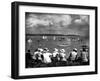 Holidaymakers Watching the Brixham Regatta, 1936-null-Framed Art Print