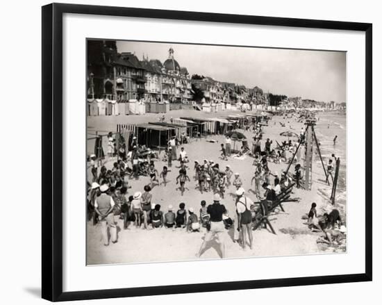 Holidays at La Baule, France (1937)-null-Framed Photographic Print