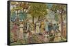 Holidays, C.1920-Maurice Brazil Prendergast-Framed Stretched Canvas