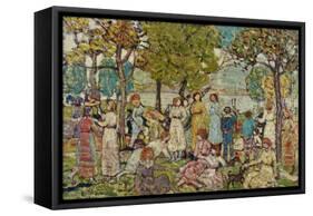 Holidays, C.1920-Maurice Brazil Prendergast-Framed Stretched Canvas