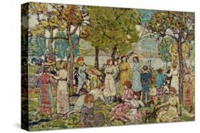 Holidays, C.1920-Maurice Brazil Prendergast-Stretched Canvas