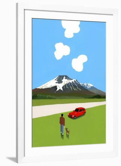 Holidays drive-Hiroyuki Izutsu-Framed Giclee Print