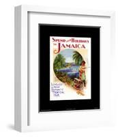 Holidays In Jamaica-null-Framed Art Print