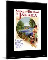 Holidays In Jamaica-null-Mounted Art Print