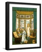 Holidays in Victorian times-Thomas Crane-Framed Giclee Print