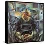 Holizonatal Volumes-Umberto Boccioni-Framed Stretched Canvas