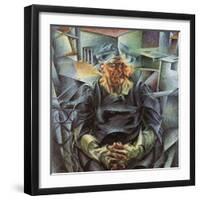 Holizonatal Volumes-Umberto Boccioni-Framed Giclee Print