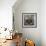 Holizonatal Volumes-Umberto Boccioni-Framed Giclee Print displayed on a wall