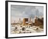 Holländische Winterlandschaft. 1835-Johann Wilhelm Preyer-Framed Giclee Print