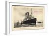 Holland America Line, Hal, T.S.S Rotterdam, Steamer-null-Framed Giclee Print