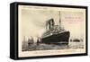 Holland America Line, Hal, T.S.S Rotterdam, Steamer-null-Framed Stretched Canvas