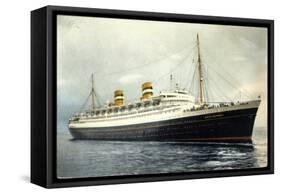 Holland America Line, Nieuw Amsterdam-null-Framed Stretched Canvas