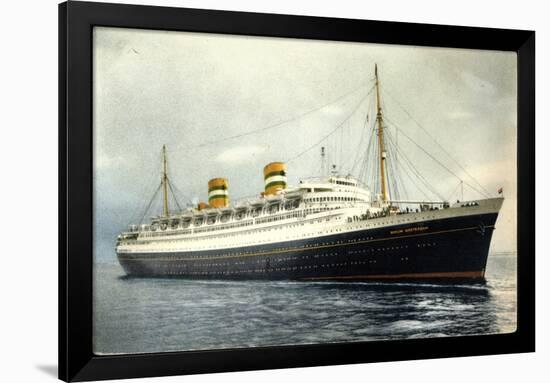 Holland America Line, Nieuw Amsterdam-null-Framed Giclee Print