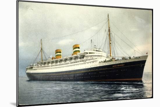 Holland America Line, Nieuw Amsterdam-null-Mounted Giclee Print