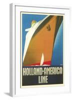 Holland America Line, Ship-null-Framed Art Print