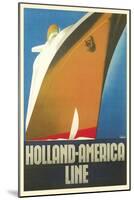 Holland America Line, Ship-null-Mounted Art Print