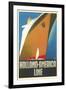 Holland America Line, Ship-null-Framed Art Print