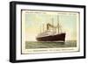 Holland America Line, T.S.S Nieuw Amsterdam, Steamer-null-Framed Giclee Print