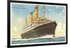 Holland-America Ocean Liner SS Veendam-null-Framed Art Print