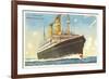 Holland-America Ocean Liner SS Veendam-null-Framed Premium Giclee Print