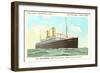 Holland-America Ocean Liner TSS Volendam-null-Framed Art Print