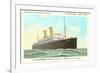 Holland-America Ocean Liner TSS Volendam-null-Framed Art Print