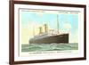 Holland-America Ocean Liner TSS Volendam-null-Framed Art Print